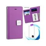 Motorola G Stylus 2021 [Infolio] luxurious synthetic PU leather 6 Card Slots Infolio, Violet