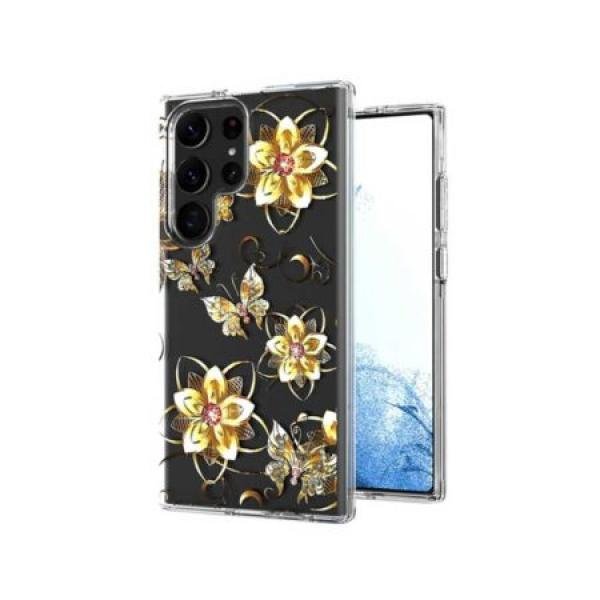 Galaxy S23 Ultra Hybrid Dazzling w/ Design, #070 (Retail Packaged)