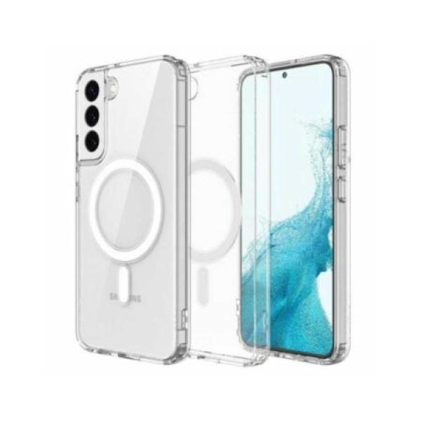 Galaxy S24 Hybrid Clear Case w/ Magsafe (Retail Packaged)