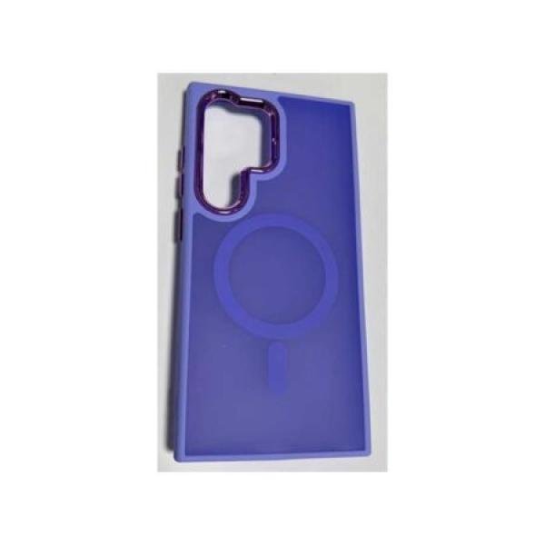 Galaxy S24 Ultra Translucent Case w/ Magsafe Purple (Retail Packaged)