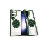 Galaxy S24 Ultra Magsafe Case w/ Rotate Ring Stand Green