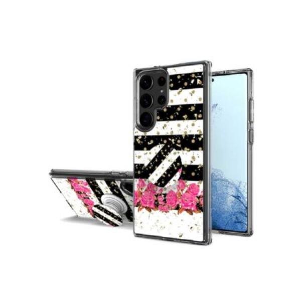 Galaxy S24 Ultra Premium Case with Pop Socket Image (Retail Packaged)