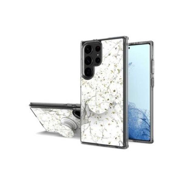 Galaxy S24 Ultra Premium Case with Pop Socket Image (Retail Packaged)