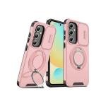 Galaxy S25 Magsafe Case w/ Large Rotate Ring Stand Pink (Premium Package)